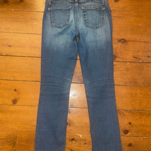 Tommy Hilfiger Blue Denim Straight Leg Jeans 4 Short - Picture 6 of 13